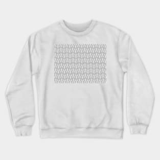 Scissors Grey Pattern Crewneck Sweatshirt